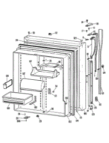 02 - Section2 parts for Ge Refrigerator CTX25DKBR from AppliancePartsPros.com