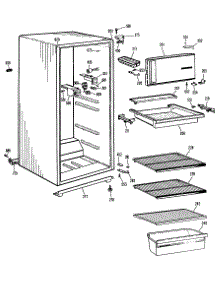 02 - Section2 parts for Ge Refrigerator SSD14CJCRWH from AppliancePartsPros.com