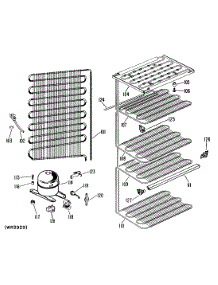 03 - Section3 parts for Ge Freezer FV21CLC from AppliancePartsPros.com