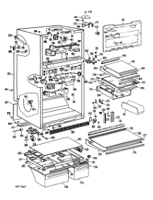 03 - Section3 parts for Ge Refrigerator CTX25DMRRAD from AppliancePartsPros.com