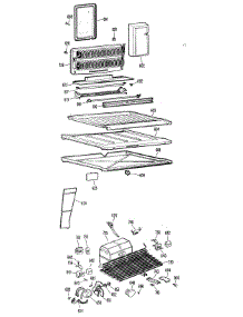 03 - Section3 parts for Ge Refrigerator TBFM17VBCR from AppliancePartsPros.com