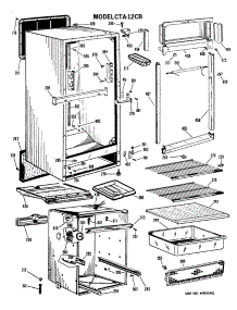 02 - Section2 parts for Ge Refrigerator CTA12CBDR from AppliancePartsPros.com