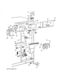 04 - Fresh Food Section parts for Ge Refrigerator CSK27PFXDWW from AppliancePartsPros.com