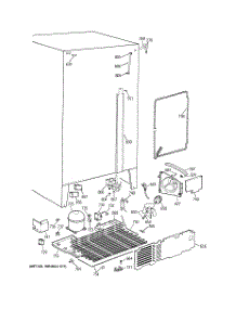 04 - Unit Parts parts for Ge Refrigerator CST25GRYDWW from AppliancePartsPros.com
