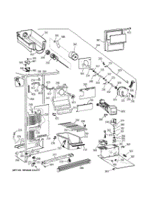 02 - Freezer Section parts for Ge Refrigerator CST25GRBAWW from AppliancePartsPros.com