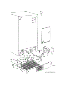 04 - Unit Parts parts for Ge Refrigerator CST25GRBAWW from AppliancePartsPros.com