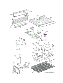 03 - Unit Parts parts for Ge Refrigerator CTH14CYBERAA from AppliancePartsPros.com