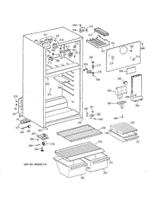 02 - Cabinet parts for Ge Refrigerator CTX16BYBHRAA from AppliancePartsPros.com