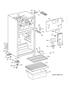 02 - Cabinet parts for Ge Refrigerator CTX14AYBHLWW from AppliancePartsPros.com