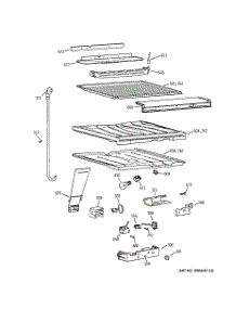 05 - Compartment Separator Parts parts for Ge Refrigerator CTX21GICARWW from AppliancePartsPros.com