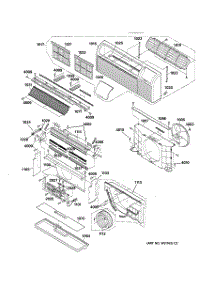 02 - Section2 parts for Ge Air Conditioner AZ32H09E2DM1 from AppliancePartsPros.com