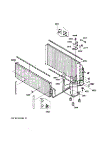 04 - Section4 parts for Ge Air Conditioner AZ32H09D3DM1 from AppliancePartsPros.com