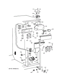 03 - Fresh Food Section parts for Ge Refrigerator CSX25GRBCWW from AppliancePartsPros.com