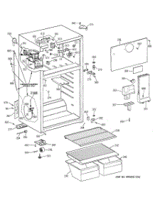 02 - Cabinet parts for Ge Refrigerator CTX16CIBSRAA from AppliancePartsPros.com