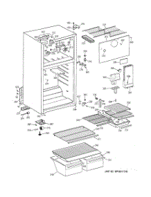 02 - Cabinet parts for Ge Refrigerator MTT16EABRRWW from AppliancePartsPros.com