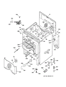 02 - Body Parts parts for Ge Range RB797WB1WW from AppliancePartsPros.com