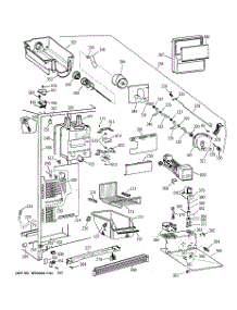 02 - Freezer Section parts for Ge Refrigerator CSX25MRCEWW from AppliancePartsPros.com