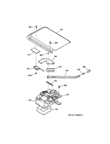 05 - Door Lock parts for Ge Range RB754PY3WH from AppliancePartsPros.com