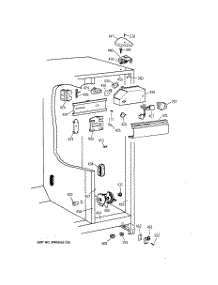 03 - Fresh Food Section parts for Ge Refrigerator CSX22GABGWW from AppliancePartsPros.com