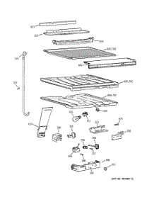 05 - Compartment Separator Parts parts for Ge Refrigerator TBX18IADBRWW from AppliancePartsPros.com