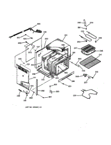 03 - Body Parts parts for Ge Range JDS26BW3WH from AppliancePartsPros.com