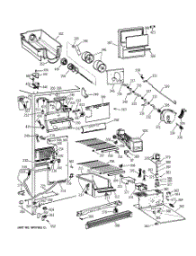 02 - Freezer Section parts for Ge Refrigerator CSX22DMD from AppliancePartsPros.com