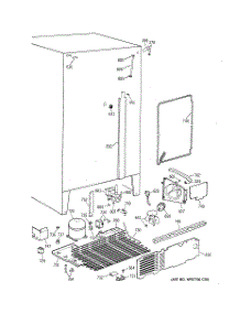 04 - Unit Parts parts for Ge Refrigerator CSX22DMD from AppliancePartsPros.com