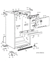03 - Cabinet Parts parts for Ge Refrigerator TBX18MASJRWH from AppliancePartsPros.com