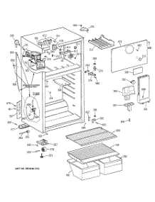 02 - Cabinet parts for Ge Refrigerator CTX16CIBHRAA from AppliancePartsPros.com