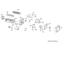 04 - Icemaker Wr30x0327 parts for Ge Refrigerator CTX16CIBJLAA from AppliancePartsPros.com
