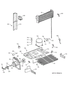 06 - Unit Parts parts for Ge Refrigerator CTX21DIBRRAA from AppliancePartsPros.com