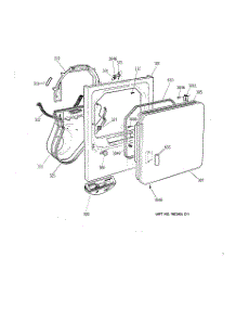 02 - Front Panel & Door parts for Ge Dryer NWXR473EV2WW from AppliancePartsPros.com