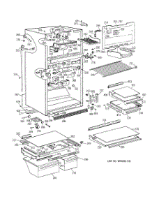 02 - Cabinet parts for Ge Refrigerator TBH24ZQERWH from AppliancePartsPros.com