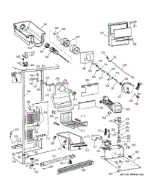 03 - Freezer Section parts for Ge Refrigerator TFX27PFSNBB from AppliancePartsPros.com