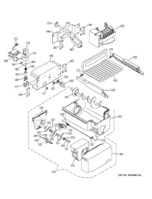 05 - Icemaker & Dispenser parts for Ge Refrigerator PSI21MGMAWW from AppliancePartsPros.com