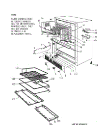 02 - Cabinet Parts parts for Ge Wine Cooler ZDB24AAWW from AppliancePartsPros.com