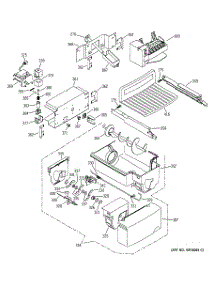 07 - Ice Maker & Dispenser parts for Ge Refrigerator PSS27NHMDWW from AppliancePartsPros.com