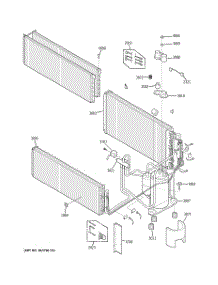 04 - Unit Parts parts for Ge Air Conditioner AZ35H09E5CM1 from AppliancePartsPros.com