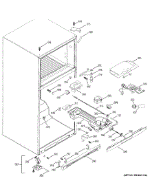 04 - Fresh Food Section parts for Ge Refrigerator HTS18BBMBLWW from AppliancePartsPros.com
