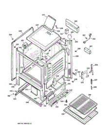 03 - Body Parts parts for Ge Range RGB524PEA4WH from AppliancePartsPros.com