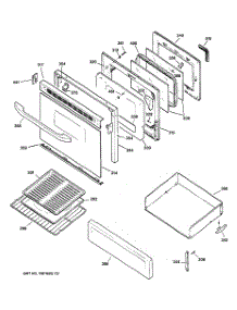 04 - Door & Drawer Parts parts for Ge Range RGB845WEC2WW from AppliancePartsPros.com