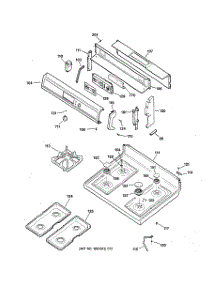 02 - Control Parts parts for Ge Range RGB845WEC4WW from AppliancePartsPros.com