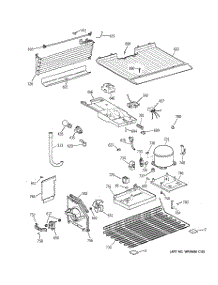 03 - Unit Parts parts for Ge Refrigerator HTT18EBMDRCC from AppliancePartsPros.com