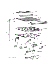 05 - Compartment Separator Parts parts for Ge Refrigerator TBE19PASPRWW from AppliancePartsPros.com