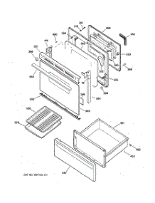 03 - Door & Drawer Parts parts for Ge Range RB757BB1 from AppliancePartsPros.com