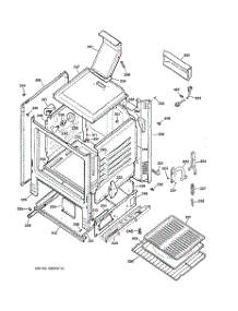 03 - Body Parts parts for Ge Range RGB532BEA8WH from AppliancePartsPros.com