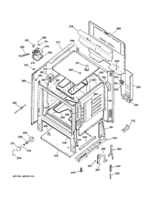 02 - Body Parts parts for Ge Range RB753BC4WH from AppliancePartsPros.com