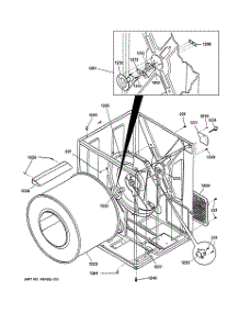03 - Cabinet & Drum parts for Ge Dryer NVL333GY0AA from AppliancePartsPros.com