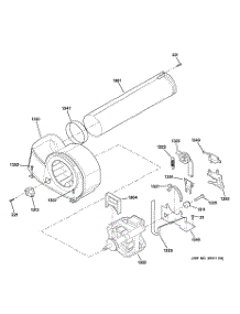 04 - Motor parts for Ge Dryer NVL333EB4WW from AppliancePartsPros.com