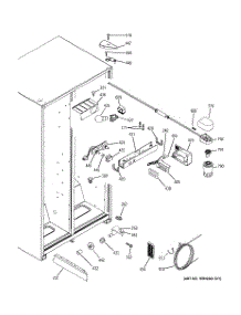 06 - Fresh Food Section parts for Ge Refrigerator HSS25IFPDCC from AppliancePartsPros.com